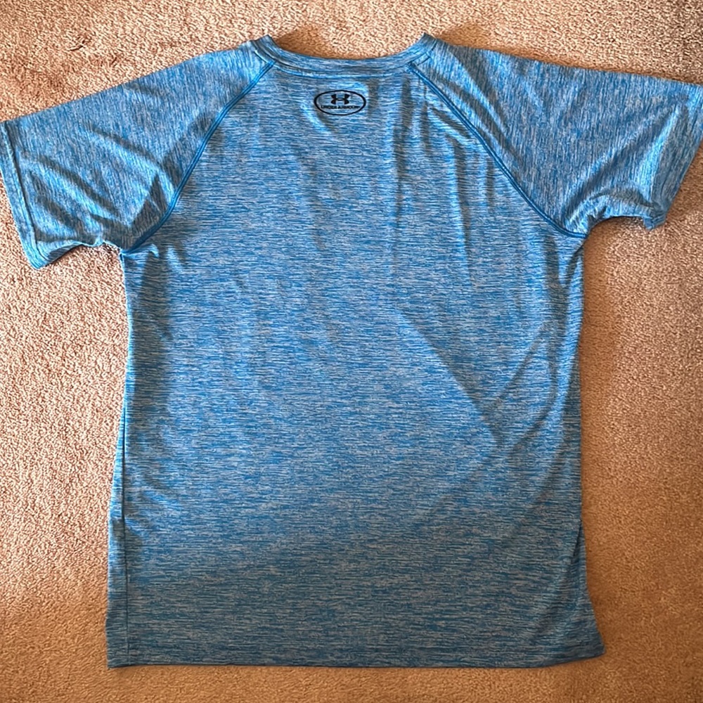 Under Armour Dri-Fit athletic shirt | Kids XL | Blue - Picture 2 of 2